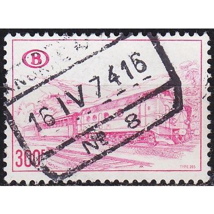 BELGIEN BELGIUM [Eisenbahn] MiNr 0343 x ( O/used )