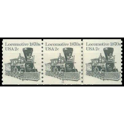 1897A 2c Locomotive Fine MNH Dry Gum PNC 10/3 P0264