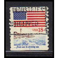 Used 1891 18c U.S. Flag Very Fine CNS 1 PA5449