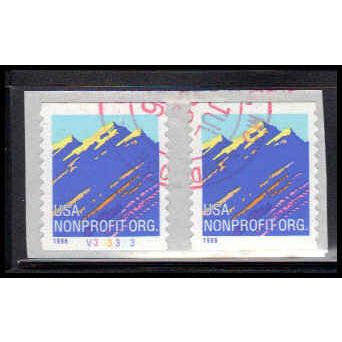 Used 2904Av 5c Mountain Very Fine CNP Left V333323 13x12 Rd PA1638