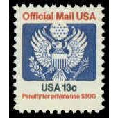 O129 13c Eagle Fine MNH G0583