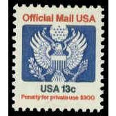 O129 13c Eagle Fine MNH G0587