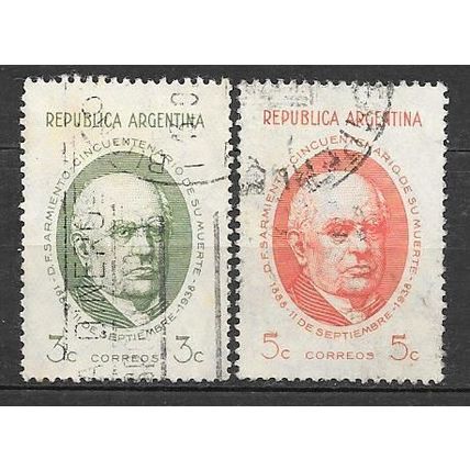 Argentina N° 387/88 YVERT OBLITERE ( USED )