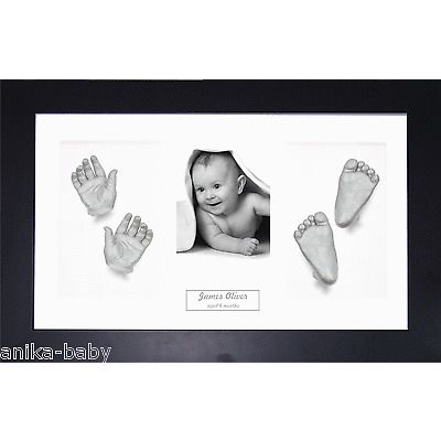 New 3D Baby Casting Kit Newborn Boy Girl Twins Cast Christening Gift Photo Frame