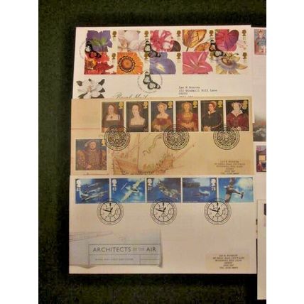 1997 A YEAR GROUP OF TEN COMMEMORATIVE F.D.I. POSTMARKED COVERS. (A) #01246