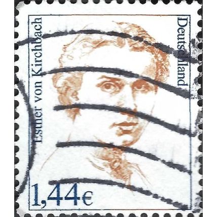 GERMANY, Esther von Kirchbach (1894-1946), carmine brown 2003, 1.44, #12