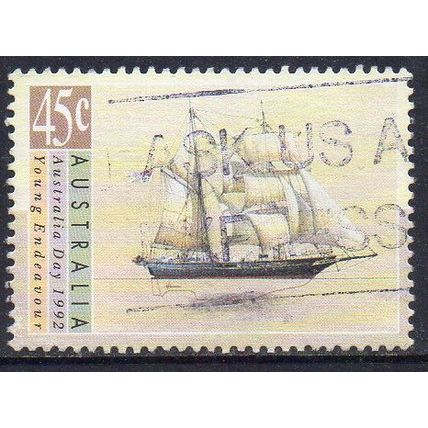 Australia 1992 Australia Day - Young Endeavour 45c Used