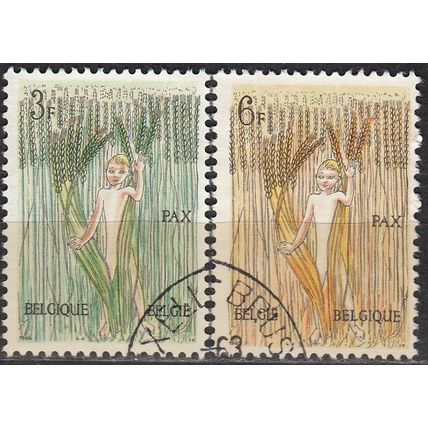 Belgique 1963 Michel 1311 - 1312 O Cote (2008) 0.70 € Mouvement du 8 mai