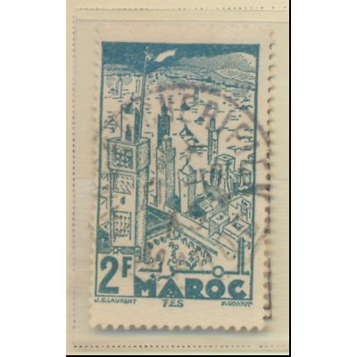 French Morocco Stamp Scott #169, Used
