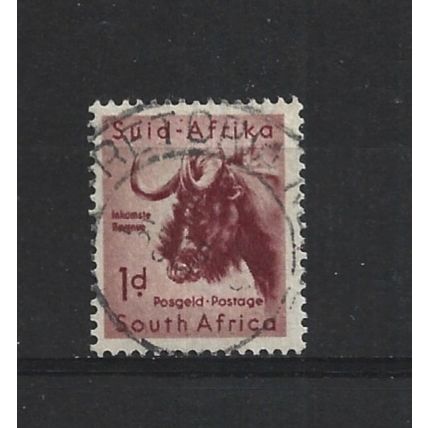 SouthAfrica.SG152 1d Black Wildebeest.Fine Used.Aug25n