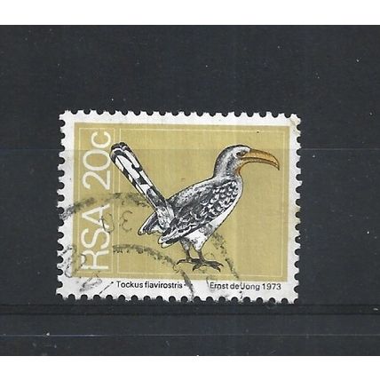 SouthAfrica.SG359 20c Yellow-billed Hornbill.Fine Used.Sep25p
