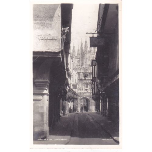 Mercery Lane Canterbury Kent Postcard (KEN73342)