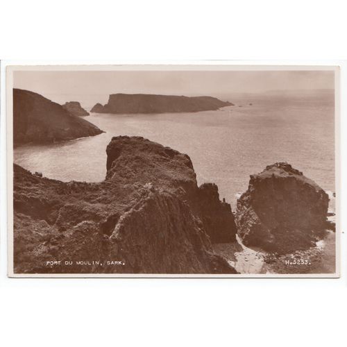 Port du Moulin Sark Channel Islands RP Postcard 5253