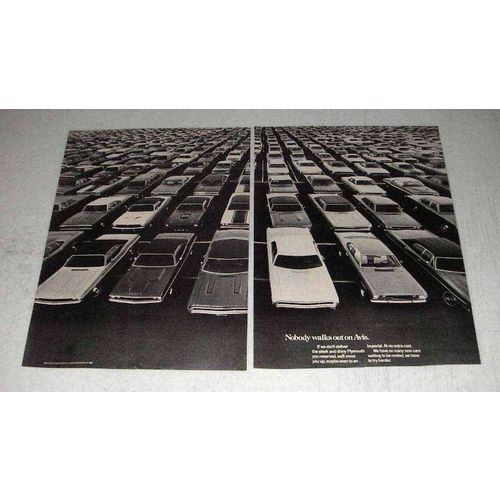 1970 Avis Rent-a-Car Ad - Nobody Walks Out On
