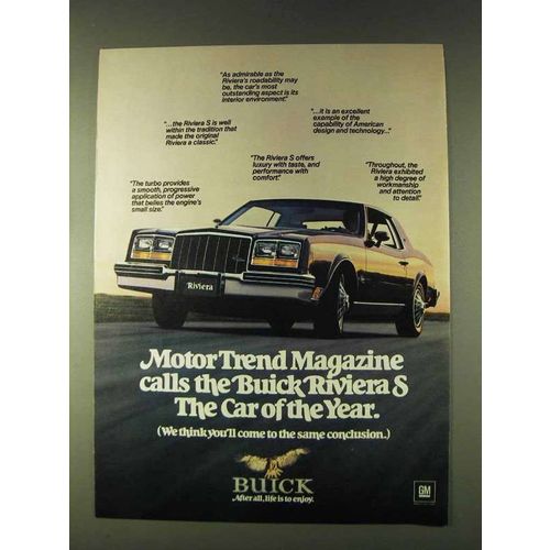 1979 Buick Riviera S Ad - The Car Of The Year