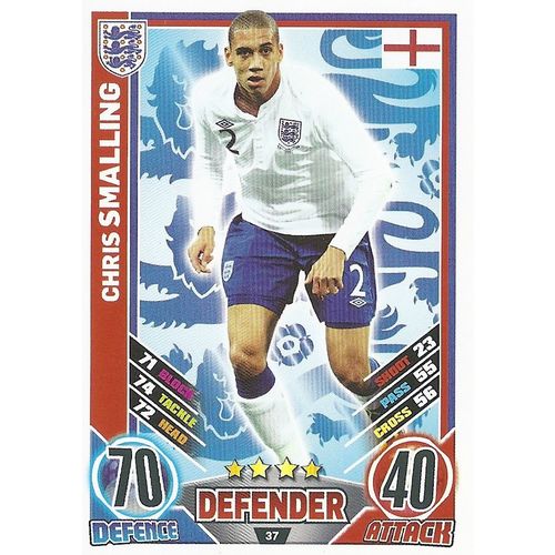 Match Attax - Euro 2012: England - Defender, Smalling