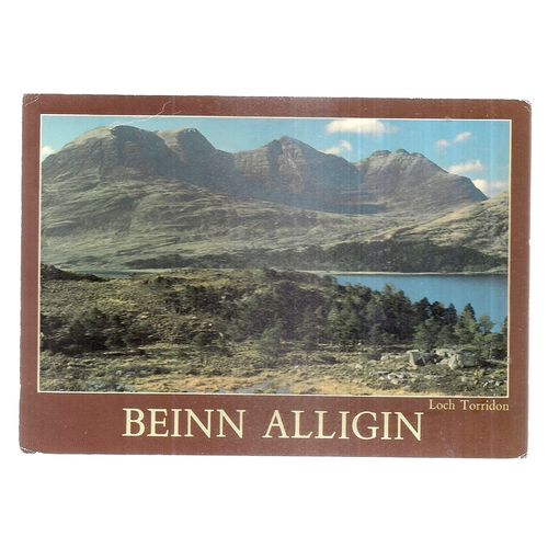 BEINN ALLIGAN & LOCH TORRIDON, Wester Ross unused postcard =