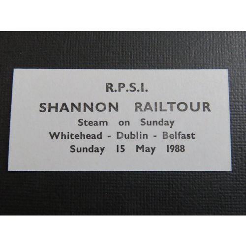 Railway Preservation Society of Ireland Shannon Rail Tour 1988 Ticket #2