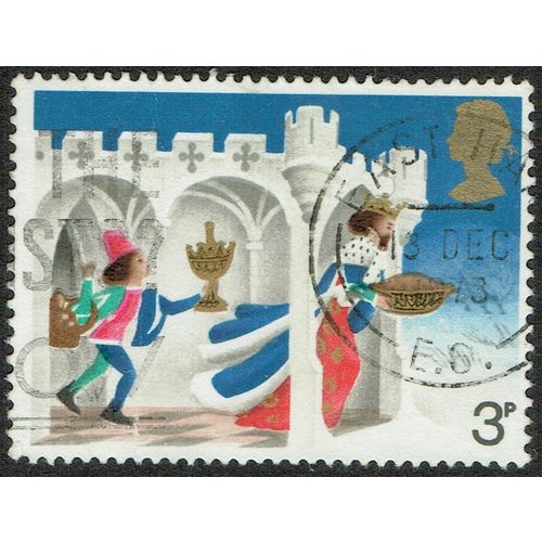 1973 Christmas 3p Multicoloured SG945 FU