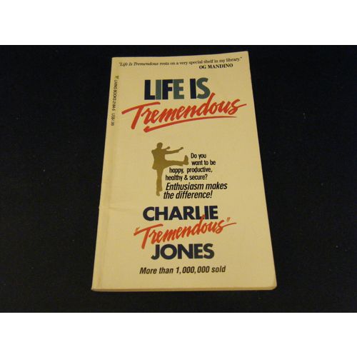 Life Is Tremendous by Charlie Jones (1981, Paperback)