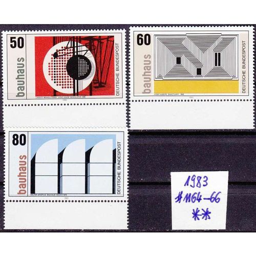 GERMANY BUND [1983] MiNr 1164-66 ( **/mnh ) Architektur