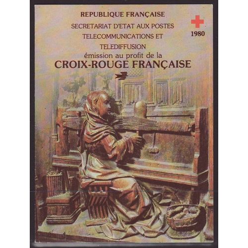 France 1980 SG XSB30 UMM Booklet - Red Cross/Semi-postal (E-377)