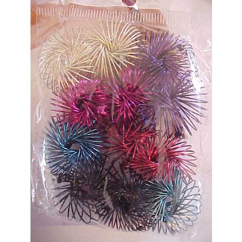 Multicolor Scrunchies Metal SET 12 Hair Ties or Bangle Bracelets