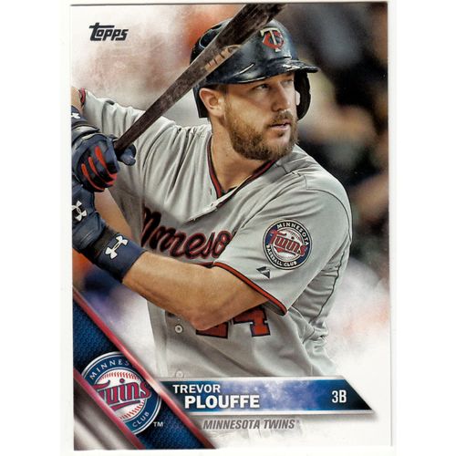 2016 Topps baseball card 591 Trevor Plouffe - Twins
