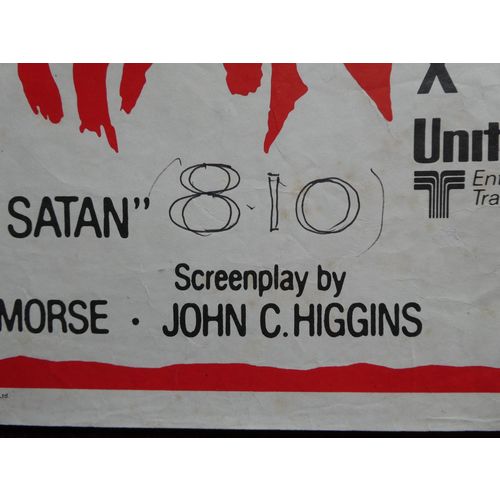 DAUGHTERS OF SATAN / SUPERBEAST (1972) original UK Quad poster