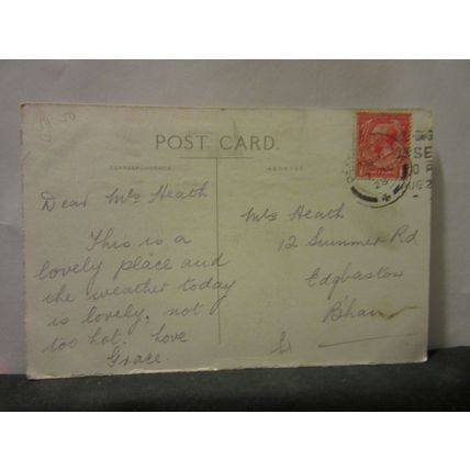multiview, BEXHILL-ON-SEA, SUSSEX. used vintage postcard 1928 postmark =