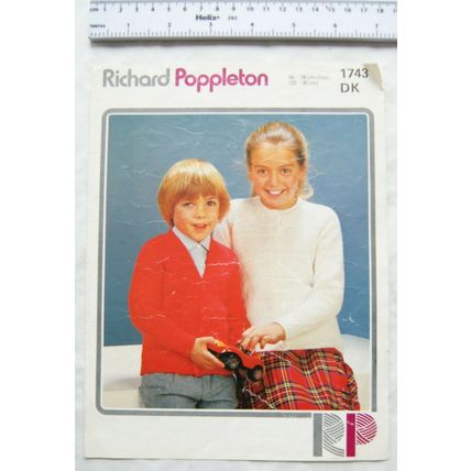 Vintage: Richard Poppleton 1743 children's cardigans, DK