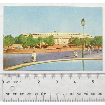 vintage postcard Central Secretariat, New Delhi, India