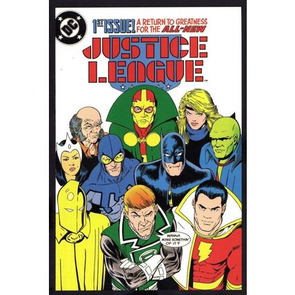 Justice League Of America DC Comic Book Issue One 1 Postcard