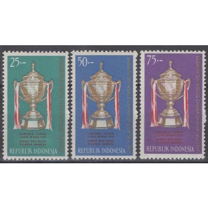 ZAYIX Indonesia 645-647 MH Thomas Cup Badminton Sports 070122S70M