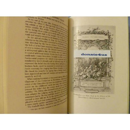 TWENTY-FIVE 25 HISTORIC YEARS MASSACHUSETTS HORTICULTURAL SOCIETY 1929-1954 RARE