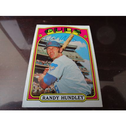 1972 Topps Card # 258 Randy Hundley Poor (1) Chicago Cubs