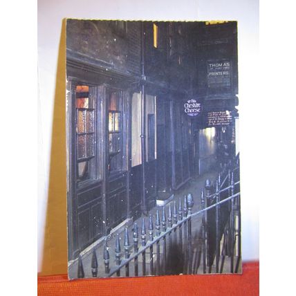 THE CHESHIRE CHEESE TAVERN, LONDON unused postcard dated 1972 #