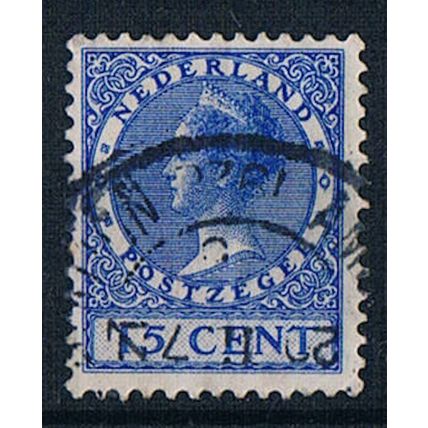 Netherlands 1924 SG320A ne95 Queen Wilhelmina 15c Used Stamp