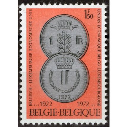 ZAYIX Belgium 819 MNH Coinage Economic Union 071823S157