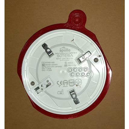 Apollo Soteria Optical Smoke Detector Isolated SA5100-600 Apollo XP95 Discovery
