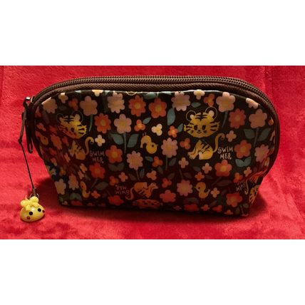 A Very Cute Vintage Swimmer Japan Zip Bag
