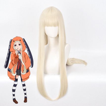 Kakegurui Compulsive Wigs Gambler Cosplay Runa Yomozuki Ririka Momobami Wig Hair