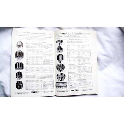 Bulgin Catalogue 1956 to 1957 See What Your Vintage Valve Hi-Fi is Made From