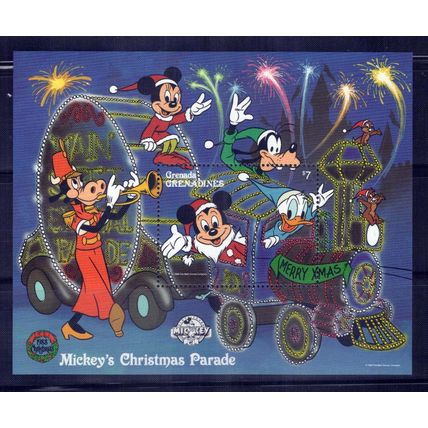 Grenada Grenadines 1021-1023 MNH Disney Mickey's X-Mas Parade ZAYIX 0824L0009