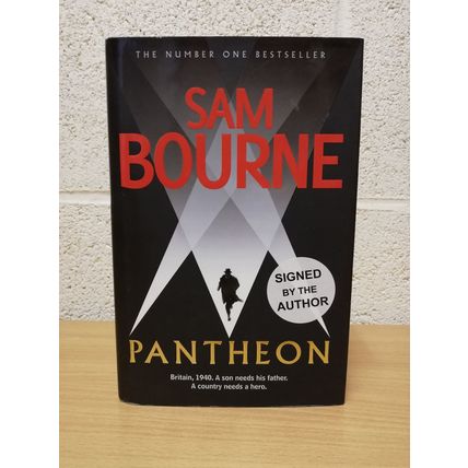 Pantheon - Sam Bourne - 1st U.K Edition - 1st Print - Signed Copy - Hbk - 2012