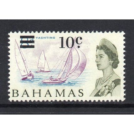 Bahamas - 1966 - 10c on 8d Yachting (sg279) Mint Never Hinged