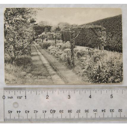 pre 1918 postcard Swanwick, The Hayes, Rose Garden - 1922