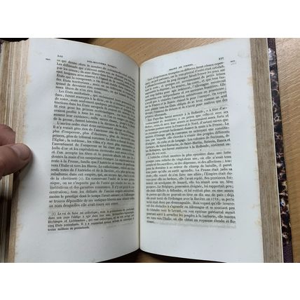 RARE* 1862 "HISTOIRE UNIVERSELLE" CESAR CANTU VOL 18 FRENCH ANTIQUE BOOK (P6)