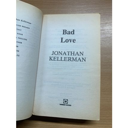 1994 JONATHAN KELLERMAN "BAD LOVE" FICTION PAPERBACK BOOK (P3)