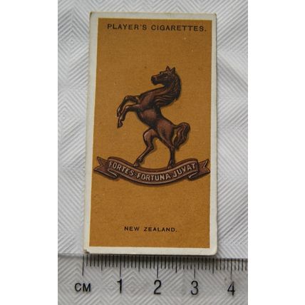 1917 Players Colonial & Indian Army Badges No 18 New Zealand